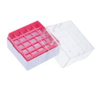 Alipis Cold Box per Provette in Plastica, Box Criogenico per Freezer, Multicomparto Numerazione, per Conservazione a Freddo e Laboratorio, Rapido Riconoscimento e Recupero