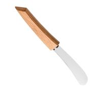 Alipis Coltello per Pane Manico Lungo Acciaio Inossidabile Spatola Pratica per Burro e Marmellata Raschietto Resistente per Condimenti Strumento Compatto per Cucina e