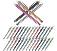 Alipis Confezione da 36 Penne Touch Capacitive Portatili per Tablet e Smartphone, Resistenti ai Graffi, Realizzate in Alluminio e Plastica, per Scrivere e Disegnare sullo Colore Casuale