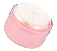 Alipis Contenitore per Cipria per con Piumino Scatola Vuota per Polvere Libera con Coperchio Sigillato Portatile e Compatto per Uso Domestico e in Viaggio