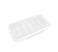 Alipis Contenitore Per Uova Coperchio Sacchetto Per Uova Fresche in Plastica Resistente Contenitore Multiscomparto Dallo Schiacciamento Design Impilabile Per Frigorifero e Cucina