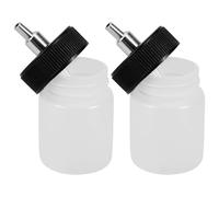 Alipis Contenitore per Vernice per Aerografo 2 Pezzi, Flacone di Plastica Trasparente Staccabile Tazza per Pigmenti, Adatto per Pittura Artistica e Progetti di Riutilizzabile