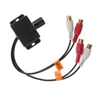 Alipis Controllo Remoto Audio Auto con Manopola per Volume e Guadagno Rca Comando Bassi per Amplificatore Auto con Custodia in Metallo Elegante