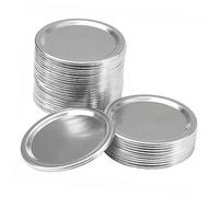 Alipis Coperchi Metallici 70 Mm Per Barattoli Di Vetro, Set Da 24 Pezzi, a Schegge e Perdite, Adatti Per Conserve e Ambienti Casalinghi