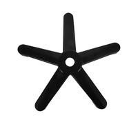 Alipis Copertura di Base Nera in Plastica per Supporto Ruote, Tappo di Base Resistente Compatibile Accessori Clinici e Attacco per Copertura Inferiore, Facile da Installare per Uso