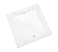 Alipis Copertura Per Ventilatore Di Scarico Da Bagno Quadrata 30x30 Cm Molla, Griglia Di Ventilazione in Materiale Stabile, Smontabile Per Facile Pulizia, Per Soffitto Bagno e Doccia
