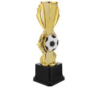 Alipis Coppa Premio per Calcio in Plastica Leggera Premio Partecipazione Sportiva per Partite Scolastiche Bomboniera Campionato Calcio Pallone D’Oro Riutilizzabile