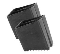 Alipis Copri Piedini Antiscivolo per Scala in Gomma Nero 4 Pezzi Protezione Piedi Scala e Pavimenti Accessori per Casa e Giardino