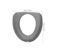 Alipis Copriwater Pieghevole Portatile in Plastica 2 Pezzi Cuscino Sedile WC Leggero e Igienico per Viaggi Campeggio e Bagni Pubblici Adatto a e Adulti Dimensioni Standard