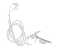 Alipis Cordino Retrattile per Stilo Clip Portapenne Trasparente 2 Pezzi, Cordino Elastico da 60 Cm Anti-smarrimento, Supporto Penna da Scrivania per Uffici, Banche e Scuole
