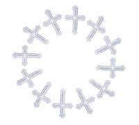 Alipis Coriandoli da Tavolo a Forma di Croce Multicolore 90 G in Plastica Resistente per Decorazioni Battesimo, Comunione e Matrimoni - Decorazioni Religiose per Feste Cristiane