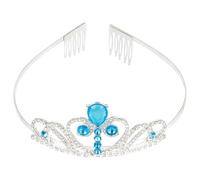 Alipis Corona per Chioma da Elegante in Cristallo Blu Fascia per Feste e Compleanni Accessorio Leggero e Chic per Principesse e Principi