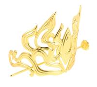 Alipis Corona Vintage da Uomo Hanfu in Metallo Leggero con Forcine per Acconciature Tradizionali Cinesi Accessorio Capelli Retrò per Cosplay e Costume Elegante Fermacapelli Dorato