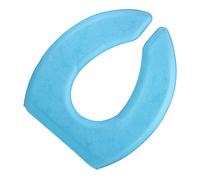 Alipis Cuscino per Sedile Wc in Eva Blu, Design Autoadesivo Riutilizzabile, Imbottitura a Forma a U, Morbido per Bagno Domestico