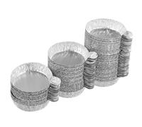 Alipis di Pesatura in Alluminio Manico Piatti da Laboratorio 60Ml 77X18Mm Confezione 100 Pezzi Resistenti Alte Temperature per Analisi e Pesatura Chimica