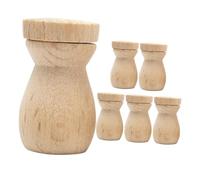 Alipis Diffusore di Oli Essenziali in Legno 6 Pezzi Ciondolo Fai da Te per Auto Piccolo e Compatto Decorazione Profumo Auto per Donne e Ragazze