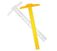 Alipis Disegno T Square Ruler Drafting Ruler Architectural Triangle Tee 2 PCS Strumenti di Redazione Forniture 2 PC Drafting Square