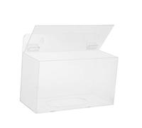 Alipis Dispenser Porta Mascherine Trasparente da Muro con Coperchio, Contenitore Organizer per Maschere e Guanti, per Laboratorio e Cucina
