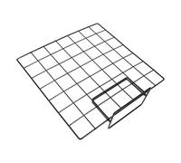 Alipis Espositore a Griglia in Ferro Nero 35X35 CM Base da Tavolo Portafoto e Supporto Espositivo Versatile per al Dettaglio Fiere Artigianali e Negozi