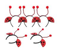 Alipis Fasce per Chioma a Forma di Coccinella 5 Pezzi Cerchietti Antenne D’Ape Morbidi e Comodi Accessori Festa Cosplay per Halloween e Balli in Maschera