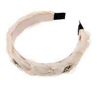 Alipis Fascia per Capelli Larga da Donna Estetica con Intreccio Raffinato Fascia Capelli Chic e Confortevole per Uso Quotidiano Accessorio Elegante per Feste e Look Naturale