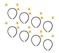 Alipis Fascia per Chioma Accessorio Divertente e Comodo Stelle Gialle a Cinque Punte 8 Pezzi Antenne Flessibili e Riutilizzabili per Feste e Raduni a Tema Spaziale