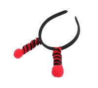 Alipis Fascia per Chioma Creativa Antenne di Insetto Rossa, Accessorio Leggero e Versatile per Feste e Spettacoli di Compleanno e Adulti