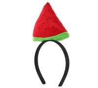 Alipis Fascia per Chioma Frutta a Tema Anguria in Peluche e Plastica, Accessori per Chioma Donna per Festa Estiva e Vacanze