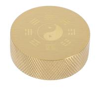 Alipis Fermacarte in Rame Rotondo per Calligrafia Superficie Liscia, Accessorio da Scrivania Piccolo per Progetti Calligrafia Creativa e Decorazione Vintage