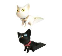 Alipis Fermaporta di Sicurezza 2 Pezzi a Forma di Animale in Silicone e PVC Antischiacciamento per Colore Assortito per Casa e Ufficio Colore Casuale
