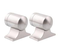 Alipis Fermaporta in Acciaio Inossidabile Magnetico da Pavimento 2 Set Argento Design Umanizzato e Riduzione Rumore e Sicure per Porte Moderne