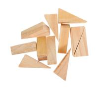 Alipis Fermaporta in Legno Massello Triangolare 6x2x3 Cm Antiscivolo Cunei Fermaporta per Porte Pesanti Set da 10 Pezzi per Casa e Ufficio