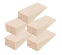 Alipis Fermaporta in Legno Robusto Set da 5 Cunei Triangolari Antiscivolo per Uso Domestico Protezione Dita Ideal per Ragazzo Ragazza Animali Casa Ufficio Pavimenti Vari