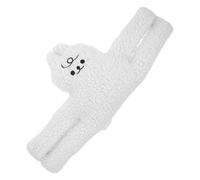 Alipis Fermaporta per Porta a Clip, Fermaporta Cartoon Coniglio, Bianco, Pp Cotton e Sherpa, Protegge le Dita, per Room