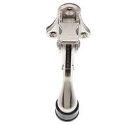 Alipis Fermaporta Regolabile Pedale Semi-Automatico in Spazzolato Fermaporta da Pavimento Resistente per Porte Commerciali e Domestiche Protezione Pareti e Maniglie Facile Installazione