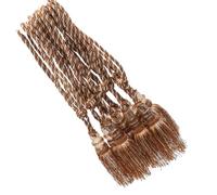 Alipis Fermatende Nappe Decorative in Cotone, Fermatenda per Tende da Interni, Set da 10 Pezzi Colore caffè Scuro per Decorazione Casa e Fai da Te