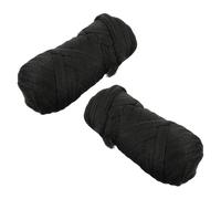 Alipis Filo Per Chioma Intrecciato 2 Pezzi Colore Nero Per Parrucca Lunga Realistica Da Donna Accessori Per Extension Chioma Per Feste Cosplay e Matrimoni