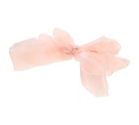 Alipis Fiocco per Chioma Oversize Rosa in Tulle con Clip a Coccodrillo, Accessorio da Sposa Elegante e Confortevole per Ballo di Fine Anno e Mezzi Raccolti