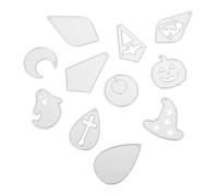Alipis Fustelle per Orecchini Sottili e Innovative in Acciaio al Carbonio 11 Pezzi per Scrapbooking e Making Forme Diverse per Lavoretti di Halloween