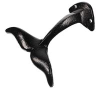 Alipis Gancio da Parete in Ghisa a Forma di Coda di Balena Gancio Portautensili per Attrezzi da Giardino e Garage Resistente e per Carichi Pesanti per Organizzazione e Deposito