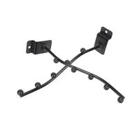 Alipis Gancio Porta-flauto in Ferro Resistente, Supporto Sospeso per Flauto Scanalatura, Set da 2 Pezzi per Esposizione e Appoggio Strumenti a Fiato, per Musicisti e Decorazione Interni