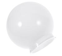 Alipis Globo di Ricambio per Lampione in Acrilico Bianco Copertura per Globi di Luce Rotondi con Apertura Senza Collo Paralume per Lampioni Esterni per Apparecchi a Parete a Soffitto