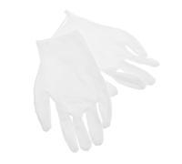 Alipis Guanti di Cotone Bianco per Ispezione Gioielli, Pulizia e Esposizione, Protettivi e Riutilizzabili, per Monete e