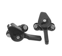 Alipis Interruttore Acceleratore per Motozappa Diesel 2 Pezzi Compatibile Micro Tiller e Rasaerba, Plastica Nera, Risposte Rapide, Adatto a Manubri da 22 a 35mm per Uso Esterno