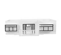 Alipis Kit di Architettura in Miniatura, Modello di Edificio Architettonico 1/50 in Abs e Acrilico, Set Appartamento Fai da Te per Assemblaggio di Modelli e Presentazioni Professionali