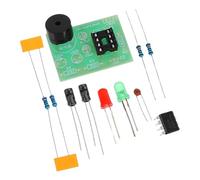 Alipis Kit Elettronico 3 Pezzi per Esercitazioni di Saldatura Circuito Timer 555 Ne555 Multivibratore Astabile Doppio Lampeggiatore LED per Uso Educativo Fai da Te