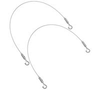 Alipis Kit Ganci per Appendere Quadri e Poster in Acciaio Inossidabile Regolabile 2 Pezzi Filo per Sospensione da Soffitto Resistente per Esposizioni Decorazioni e Pubblicità