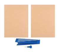 Alipis Kit per Scrittura Braille 3 Fogli per Esercizi Resistente e Maneggevole Stilo Ergonomico per Non Vedenti e Apprendimento