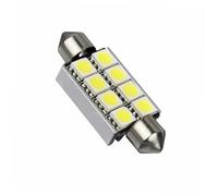 Alipis Lampadina Led a Festone 42 Mm 8 Smd 5050 Set Da 10 Pezzi 12v Luce a Cupola Per Interni Auto Strumentazione Bagagliaio Abitacolo Basso Consumo