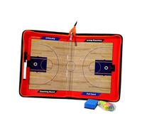 Alipis Lavagna Calamitata da Basket con Pennarelli e Calamite Tavoletta Colorata per Allenamento e Strategia Board Cancellabile per Allenatore di Pallacanestro